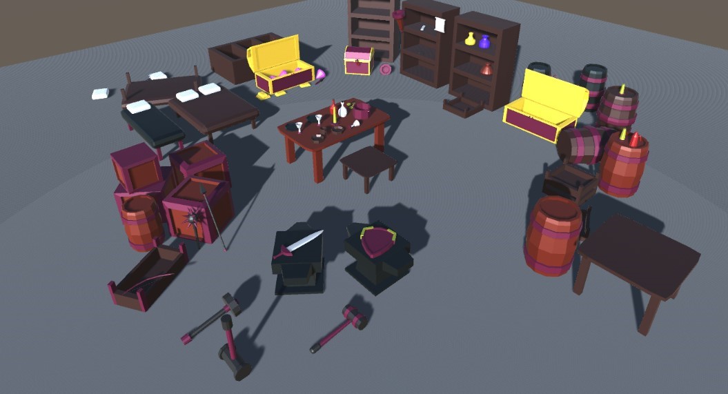 Starter Low Poly Items Pack